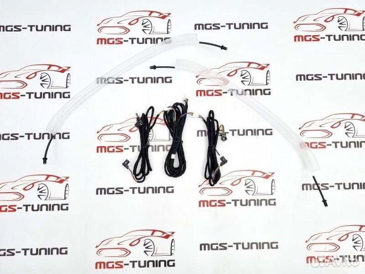 Задняя подсветка спинок сидений на Mercedes C w205