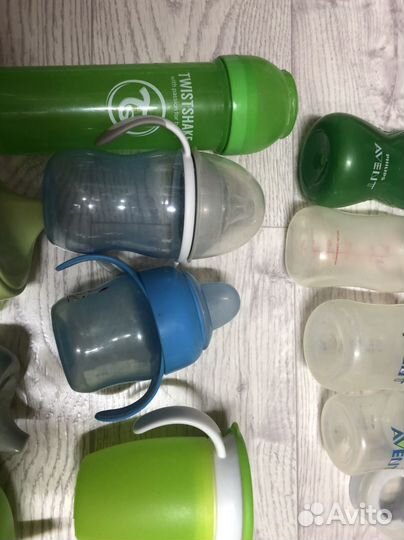 Бутылочки avent,поильники разые