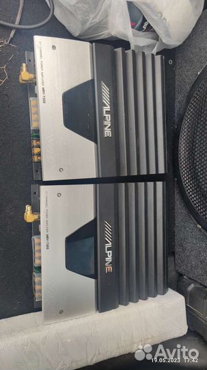 Двухканальный усилитель alpine mrv t320