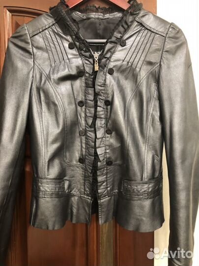 Куртка кожаная