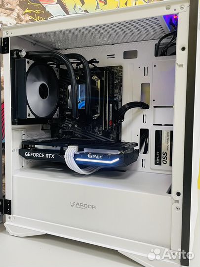 Игровой пк Ryzen 5 5600/32Gb/RTX 4060 вода