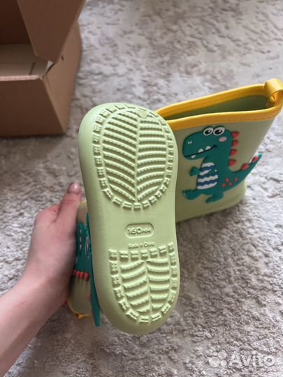 Резиновые сапоги eva детские