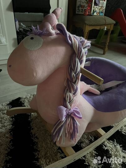 Детская лошадка качалка