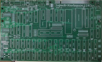 Плата клона ZX Spectrum Harlequin 128 4А