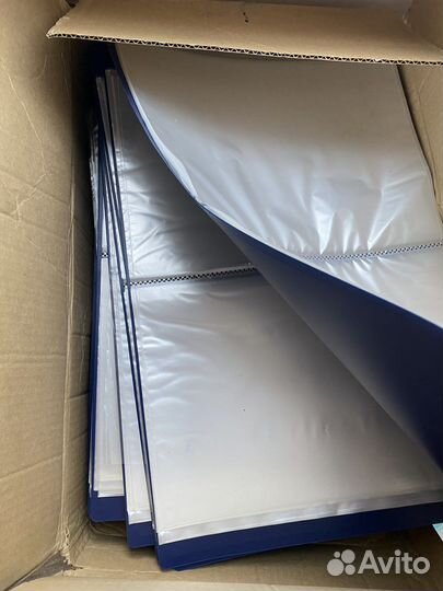 Папка с файлами Attache 60 файлов синий