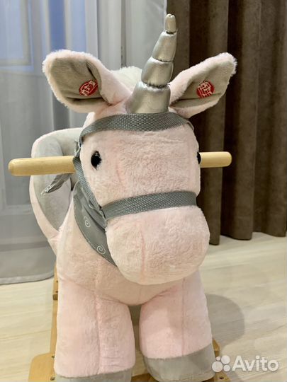 Качалка лошадь единорог