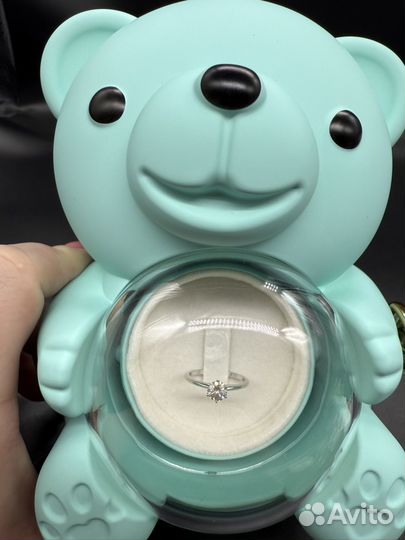 Новый футляр коробочка мишка для кольца