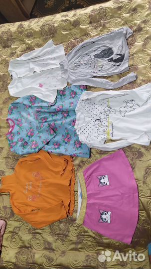 Вещи пакетом для девочки р110-116