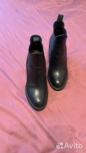 Ботильоны кожаные Acne