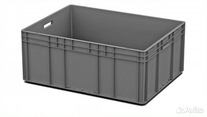 Евроконтейнер EC-8632 (800х600х320 мм) сплошной