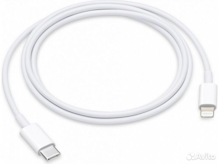 Кабель Apple Lightning - Type-C 1м Белый