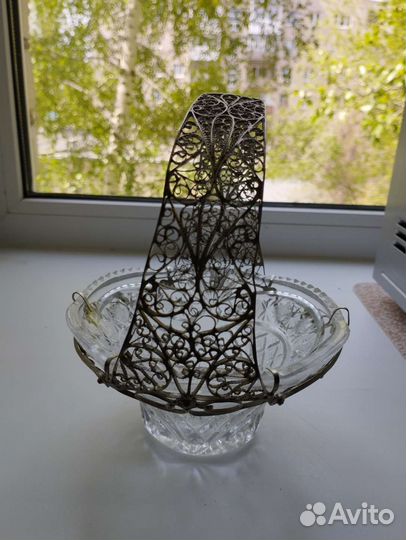 Ваза хрусталь