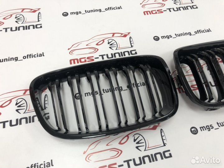 Решетка BMW 1 серии f20 11-15 гг м1 черный глянец