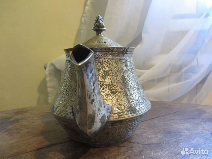 Старинный заварочный чайник для самовара