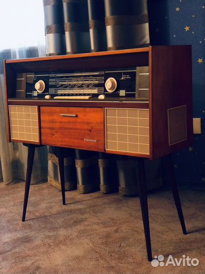 Ламповая радиола Беларусь Р-101-Л