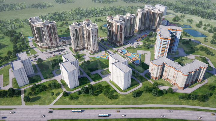 2-к. квартира, 72,2 м², 17/17 эт.