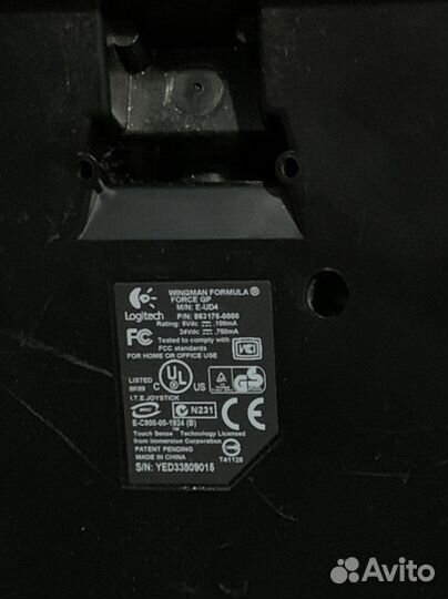 Игровой руль Logitech WingMan Formula Force GP