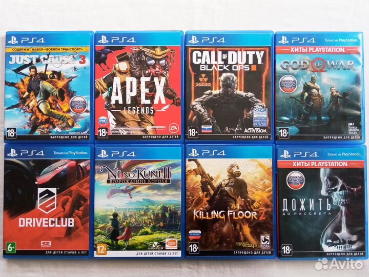PlayStation 4 диски - игры лицензионные PS4 - PS5