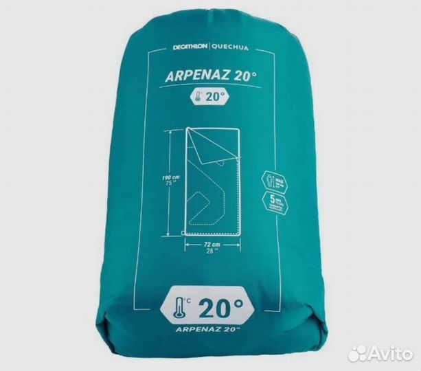 Спальный мешок decathlon quechua arpenaz