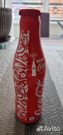 Бутылка алюминиевая Coca Cola Sochi 2014