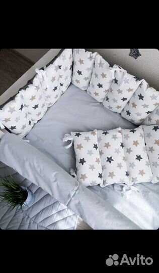 Продам бортики на детскую кроватку