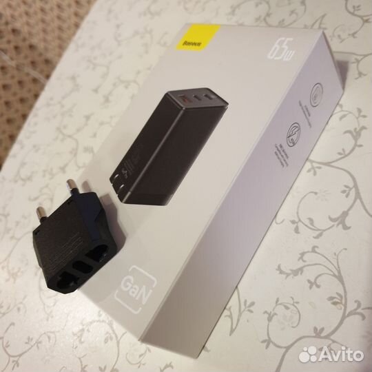 Baseus GaN5 Pro Fast Charger 65W + Cable EU