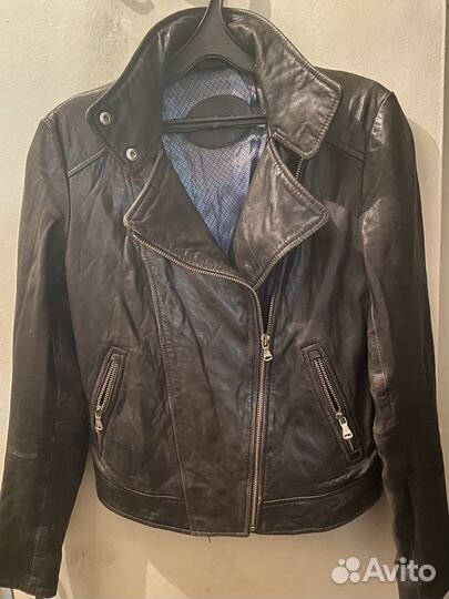 Куртка кожаная Massimo Dutti