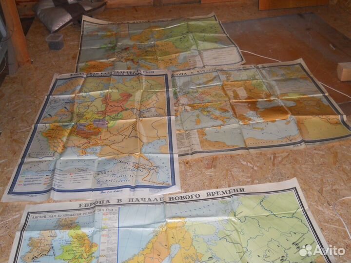 Карты школьные 1970 е годы