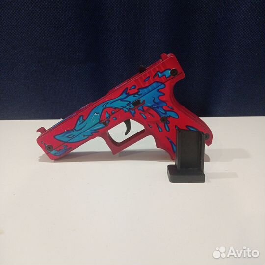 Пистолет Glock-19, резинкострел