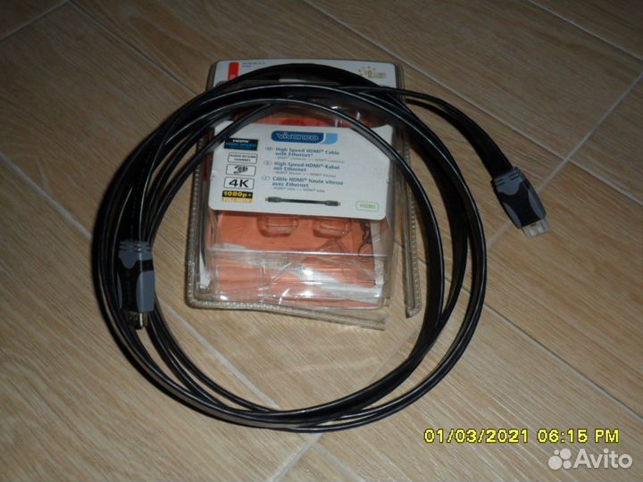 Видеокабель Vivanco \High speed\hdmi 4 K/обмен