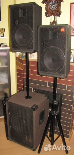 Колонки Сабвуфер P.Audio 1200W D12-15