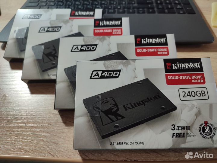 SSD Kingston A400 240 гб SATA Чек Гарантия