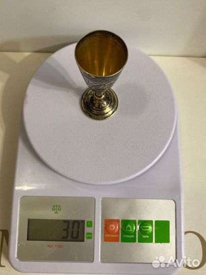 Рюмка на ножке СССР серебро