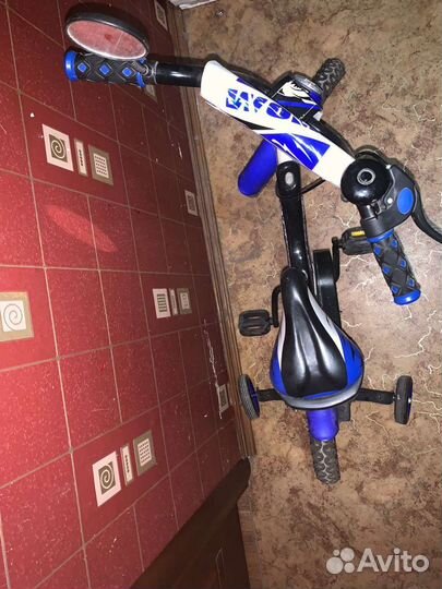 Велосипед детский 4х колесный