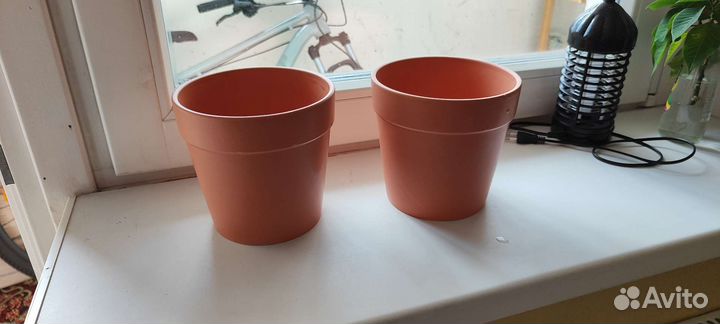 Керамический цветочный горшок