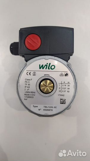 Циркуляционный насосWilo TSL 12/6-3C Bosch Buderus