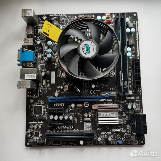 Мат плата 1156 + i3 + 4GB