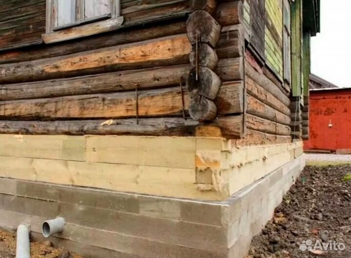 Подъем дома / замена венцов с гарантией