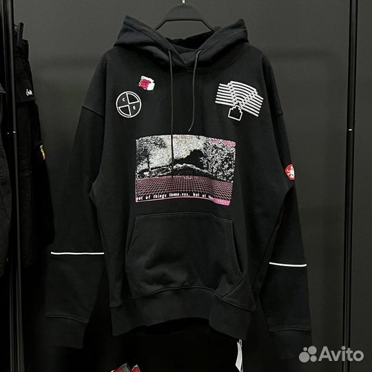 Худи cavempt оверсайз уникальный дизайн