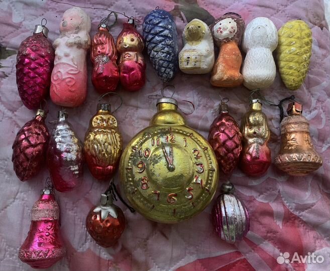 Елочные игрушки СССР