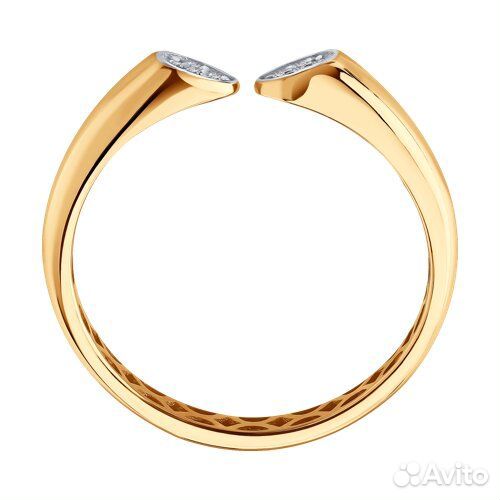 Кольцо sokolov из золота, 1012805, р.17,5