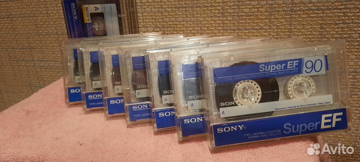 Аудиокассеты sony super ef90