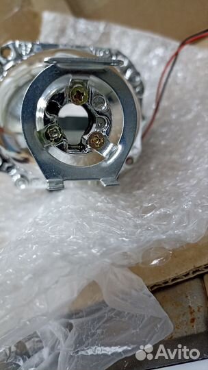 Биксеноновые линзы с хромированной маской 2,5дюйма