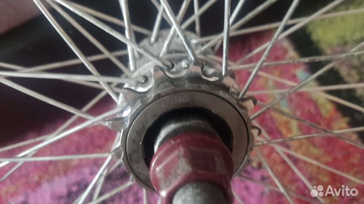 Заднее колесо на bmx