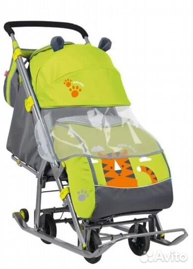 Санки коляска ника 7