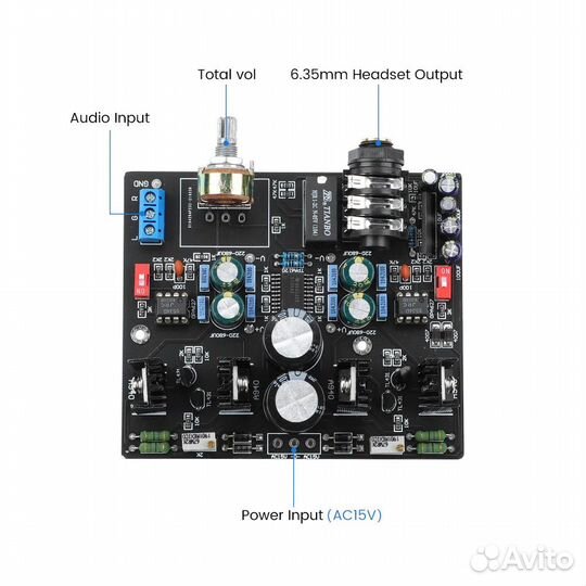 Плата усилителя наушников