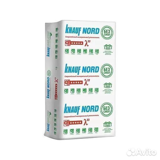 Утеплитель кнауф Норд 100 (4,5 кв. м)