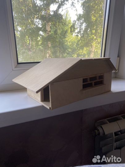 Домик деревянный для животного