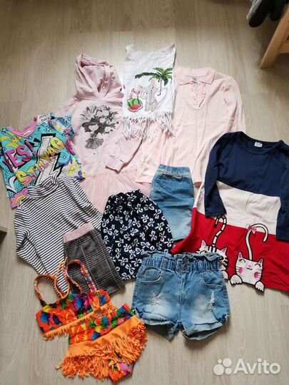Вещи пакетом на девочку 5 6 лет