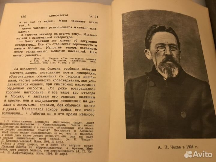 Литературный быт и творчество А.П.Чехов 1928г